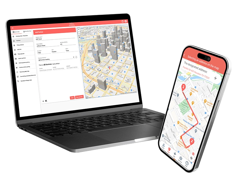 MileageWise's IRS-Proof mileage log web dashboard and mileage tracker app