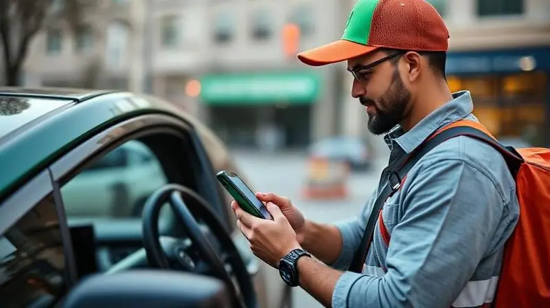 What is the Best Mileage Tracker for DoorDash is written on his face